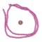 The Bead Chest Natural 6mm Wooden Beads in Magenta for Jewelry Making – Round Loose Wood Spacer Beads I Approximately 75 Beads